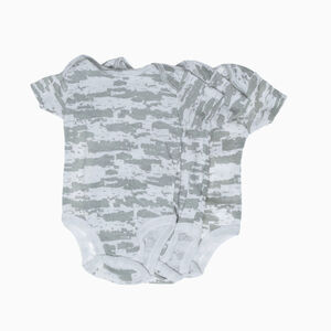 Koala Baby Boys Bodysuits Pack of 3 Gray/White Size 3-6M 1823
